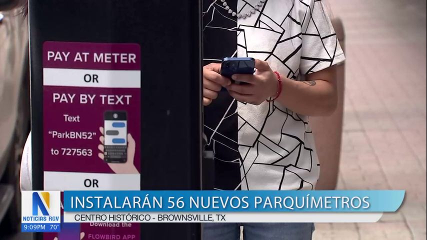 Instalarán nuevos parquímetros de pago electrónico en Brownsville