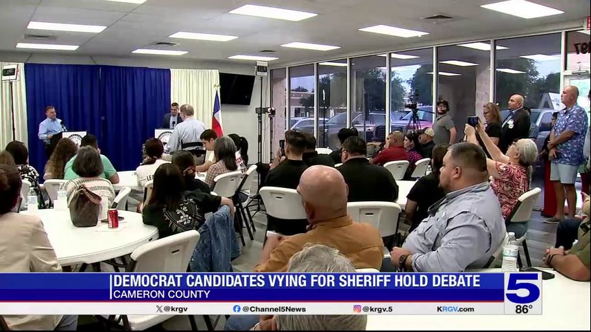 Debate held for Democratic Cameron County sheriff candidates