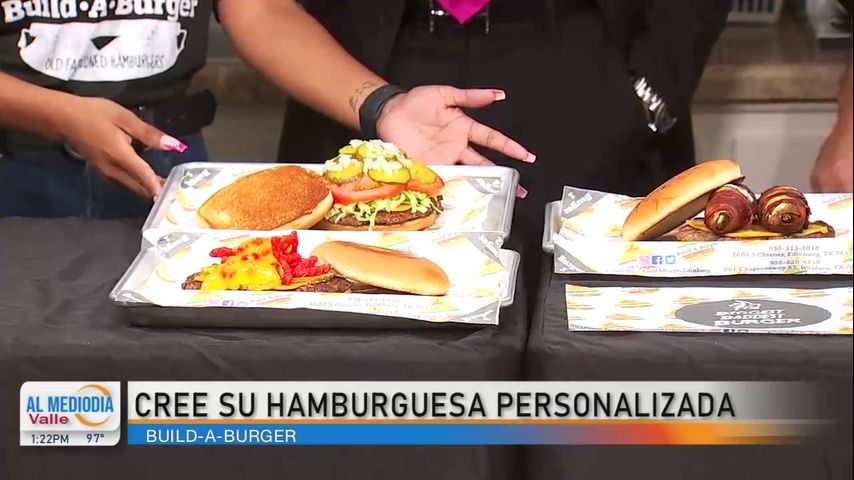 La Entrevista: Build-A-Burger ofrece una gran variedad de ingredientes para que usted cree su propia hamburguesa