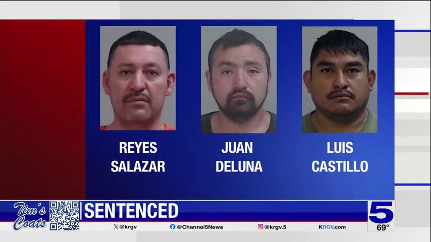 Trio of Hidalgo County men found guilty in separate cases of sexual assault of a child