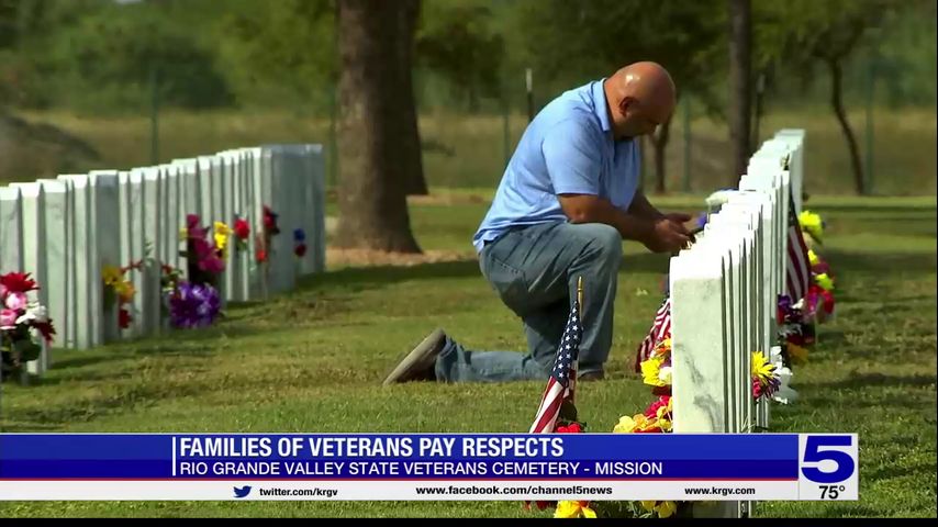 Families honor veterans at the Rio Grande Valley's Veterans Cemetery in Mission