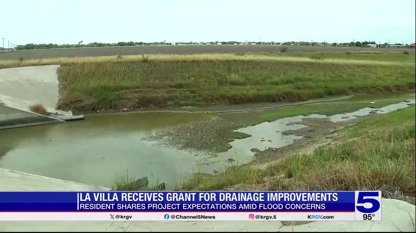 City of La Villa awarded grant to help with drainage issues