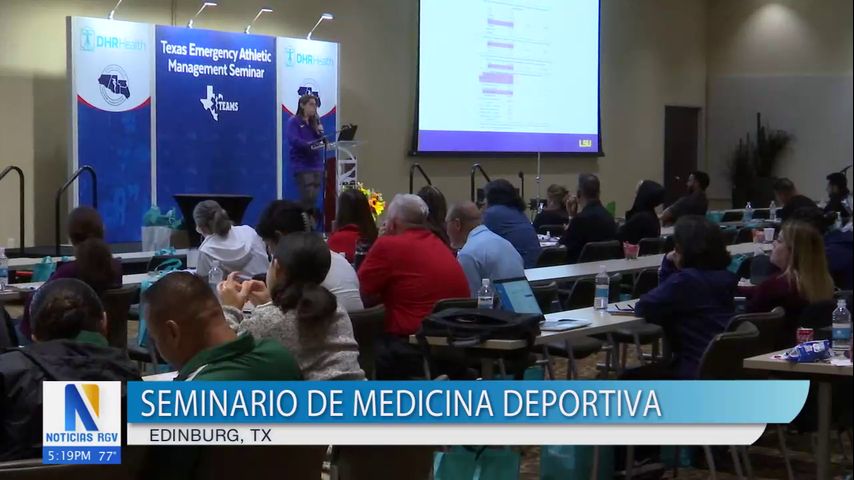 Realizan seminario de medicina deportiva en Edinburg