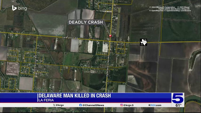 Delaware man killed in Los Fresnos crash, DPS says