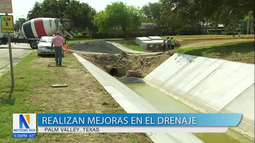 Mejoras de drenaje en Palm Valley para prevenir inundaciones futuras