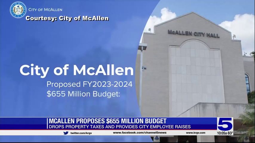 City of McAllen proposes tax rate decrease amid $655 million budget