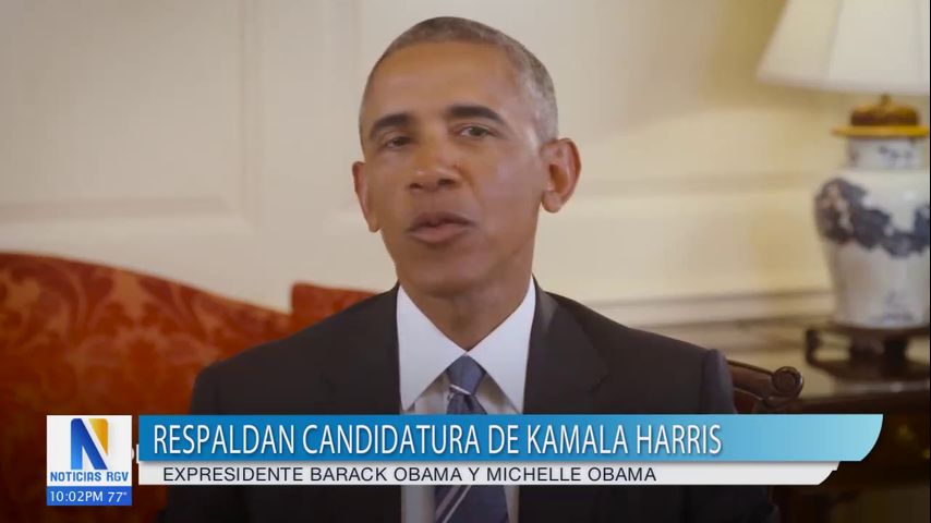 Expresidente Barack Obama y Michelle Obama respaldan la candidatura a la presidencia de vicepresidenta Kamala Harris