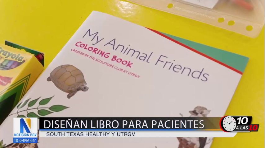 UTRGV y South Texas Healthy diseñan libro especial para niños para colorear