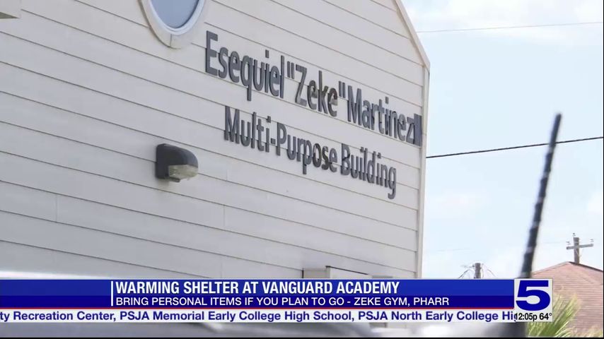 Warming shelter at Vanguard Academy now open