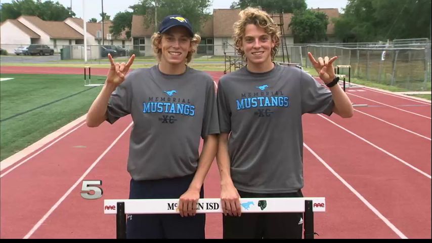 Twin Powered Mustangs On The Track
