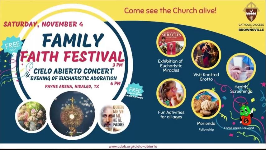 Family Faith Festival set for Saturday in city of Hidalgo