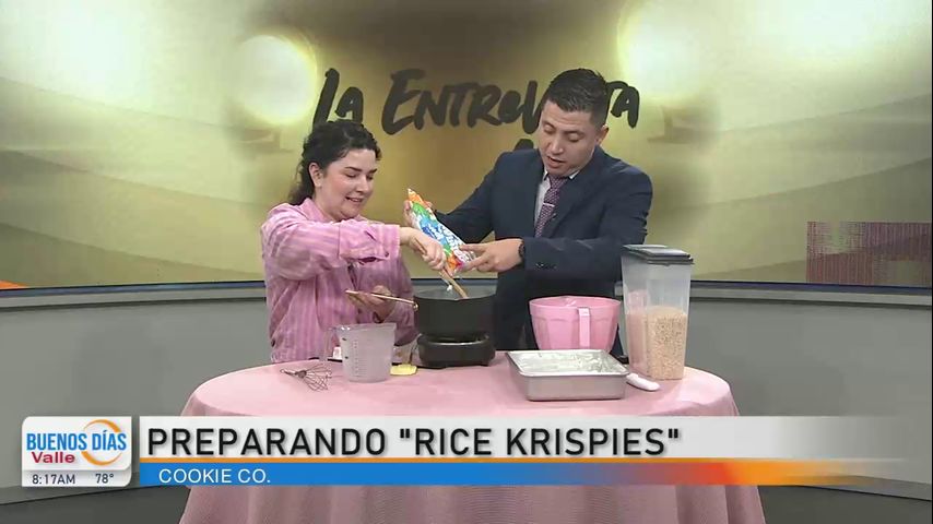 La Entrevista: Preparando 'Rice Krispies' con Cookie Co