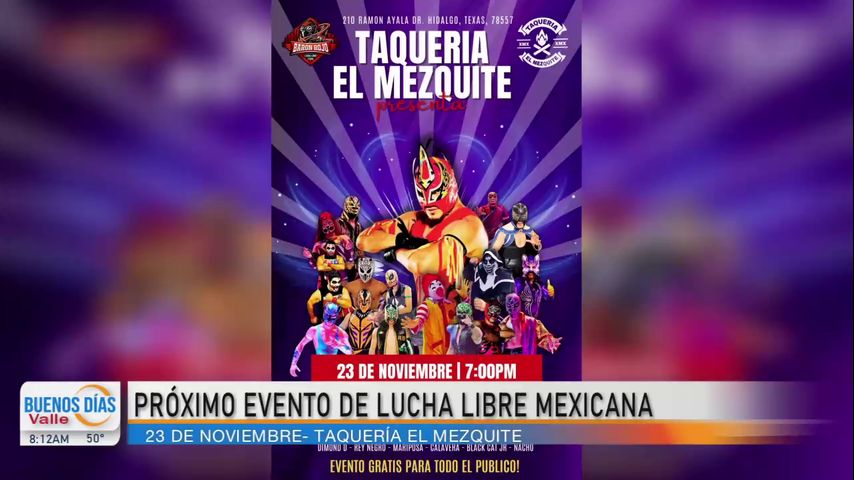 Presentan el próximo evento de lucha libre en Hidalgo