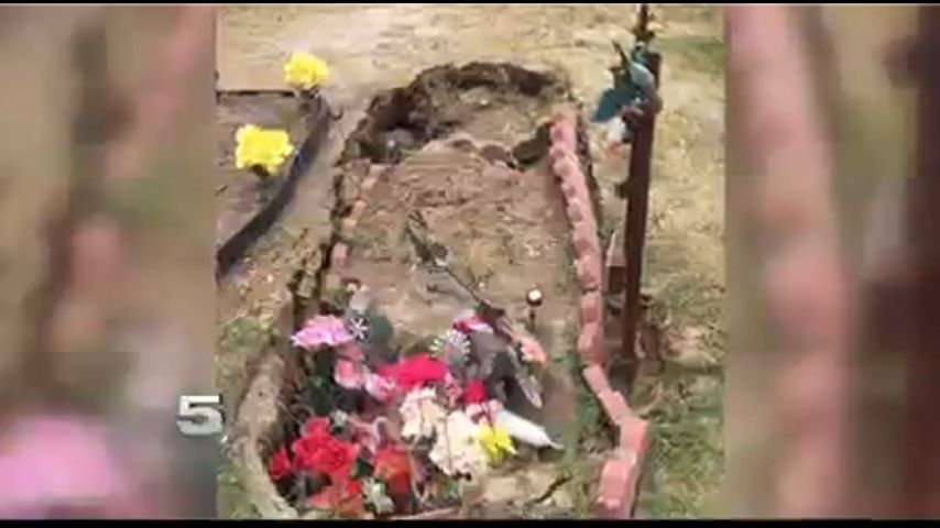 Man Wants Answers over Mother’s Sunken Grave