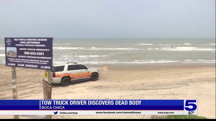 Tow truck driver finds body near Boca Chica Beach