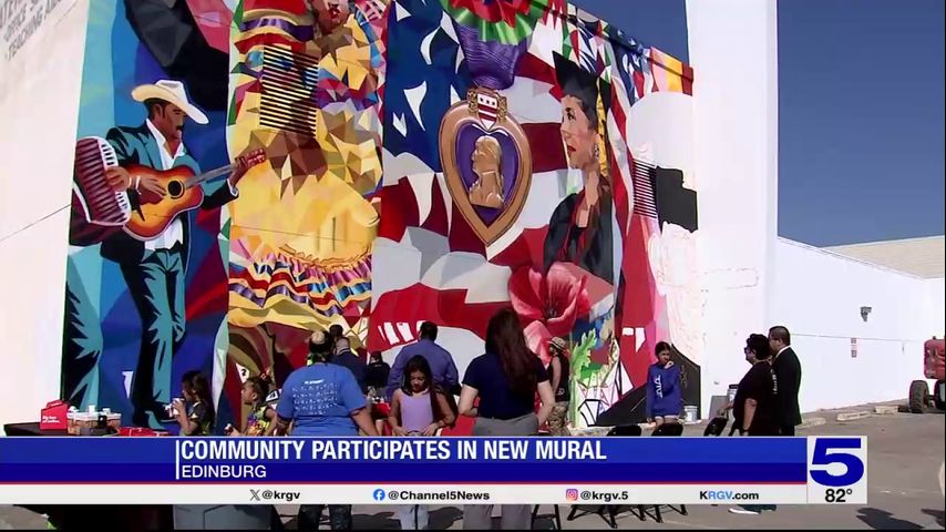 New Edinburg mural shows there's 'no place like home'