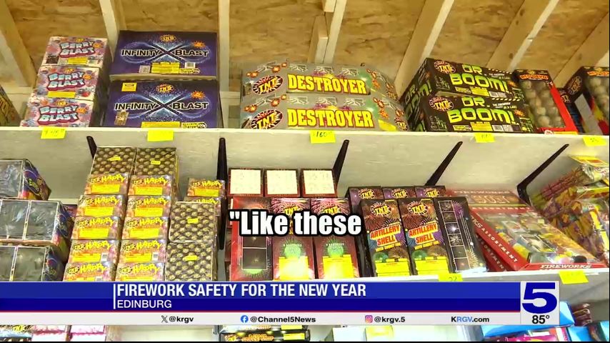 Edinburg Fire Department offers firework safety tips for the New Year