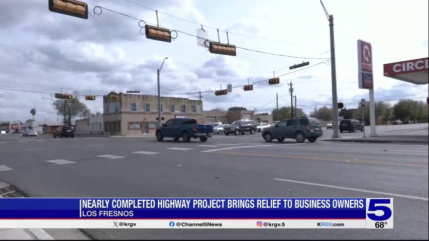 Highway project in Los Fresnos nearing completion