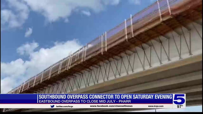 New overpass connector to McAllen set to open this Saturday