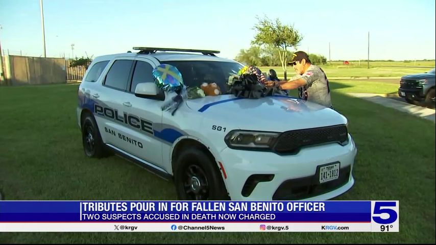 Tributes continue pouring in for slain San Benito officer