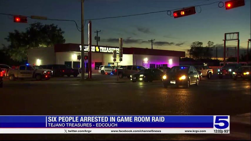 Six arrested in Edcouch illegal gambling raid including business owner