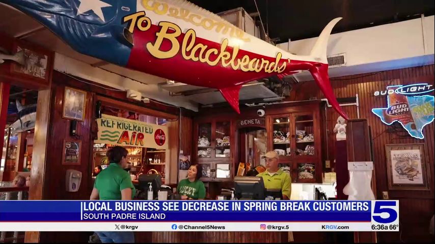 South Padre Island restaurant sees decrease in Spring Break customers