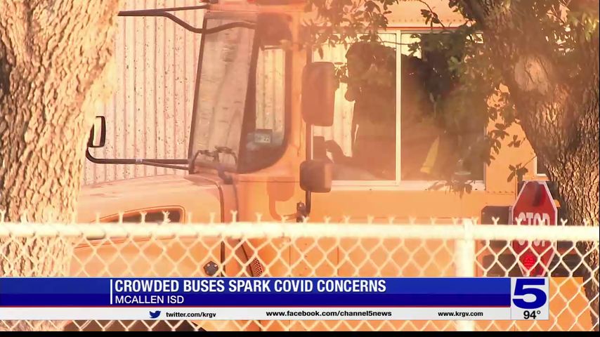 Crowded buses spark COVID-19 concerns among McAllen ISD drivers