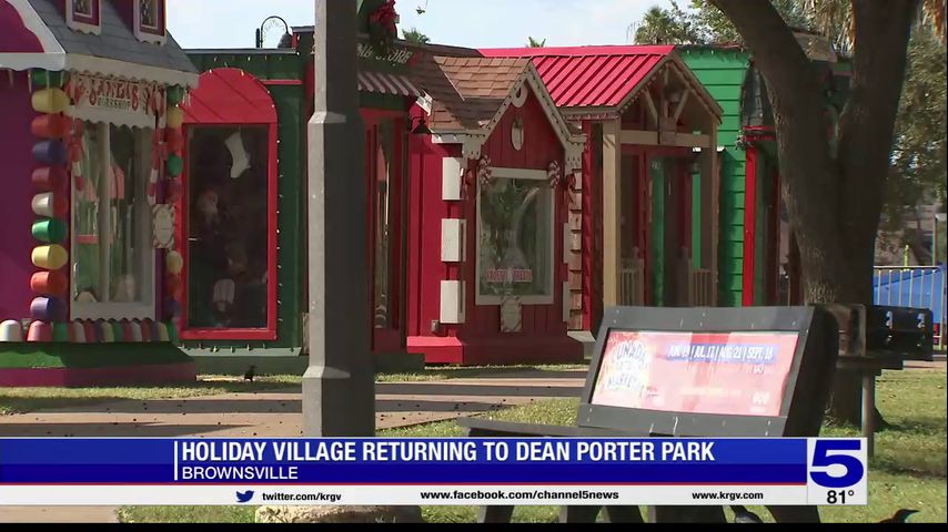 Brownsville's Holiday Village returns to Dean Porter Park for 12th season