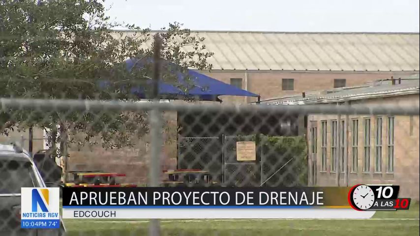 Anticipan acuerdo entre el Distrito Escolar de Edcouch-Elsa y la municipalidad para proyecto de drenaje