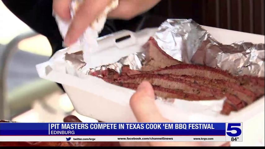 Pit masters compete in barbecue festival in Edinburg