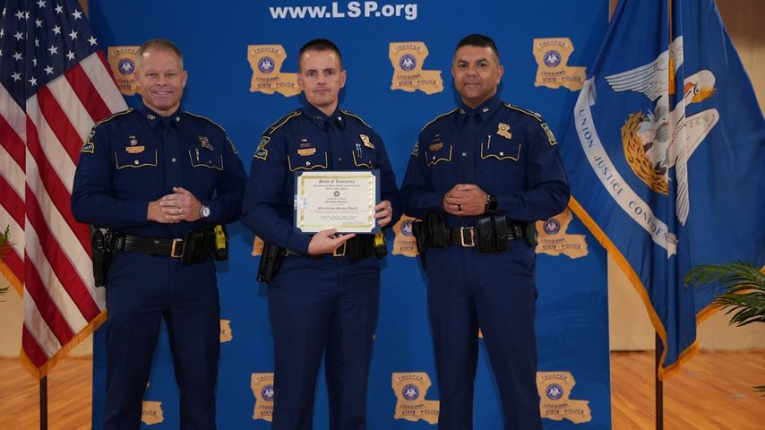 Louisiana State Police holds ceremony honoring troopers who responded to New Orleans terrorist attack
