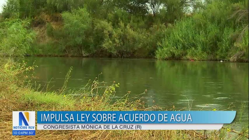 Mónica de la Cruz impulsa ley sobre acuerdo de agua