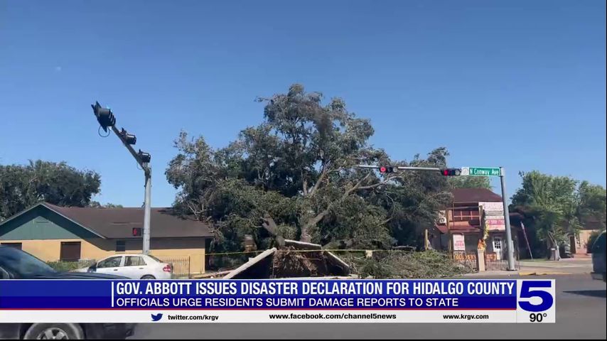 Gov. Abbott issues disaster declaration for Hidalgo County in response to recent storm