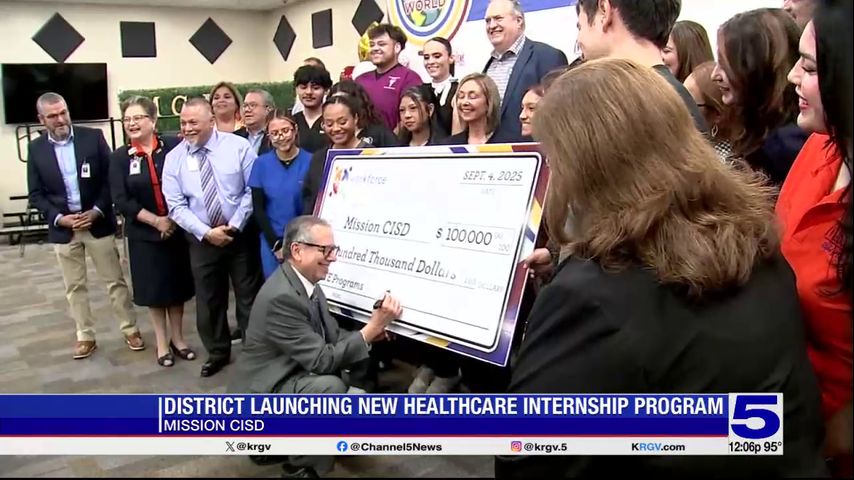 Mission CISD receives grant for healthcare internship program