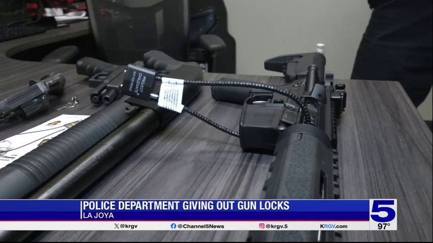 La Joya police providing gun locks to the public
