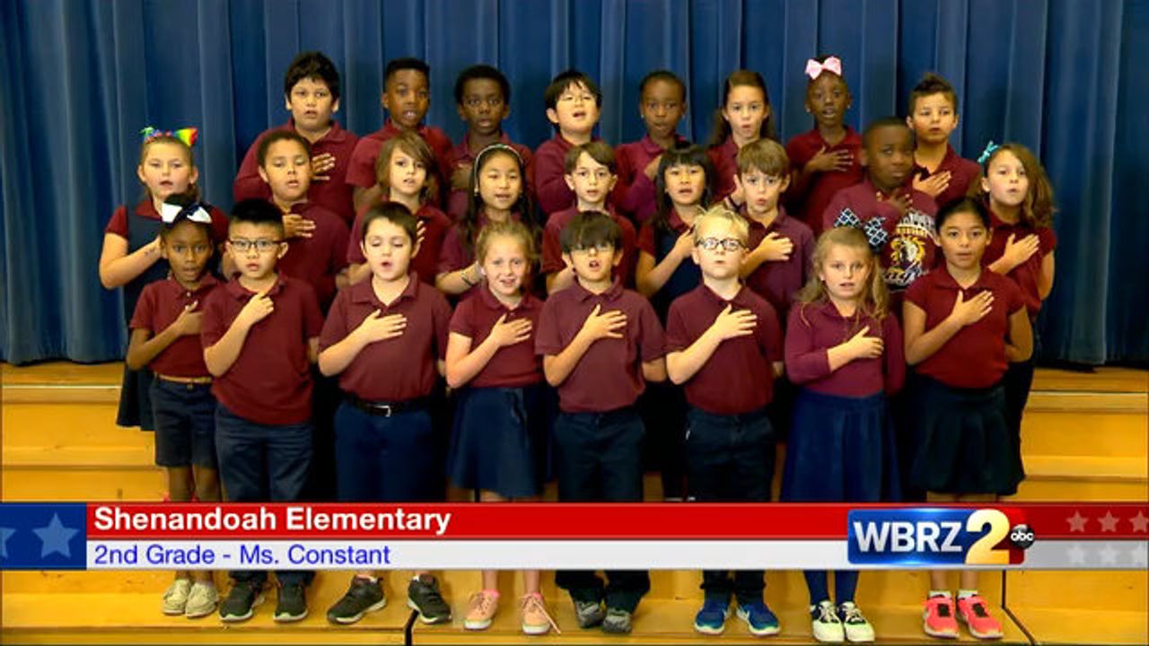 Pledge Of Allegiance Shenandoah Elementary Ms Constant 2nd Grade
