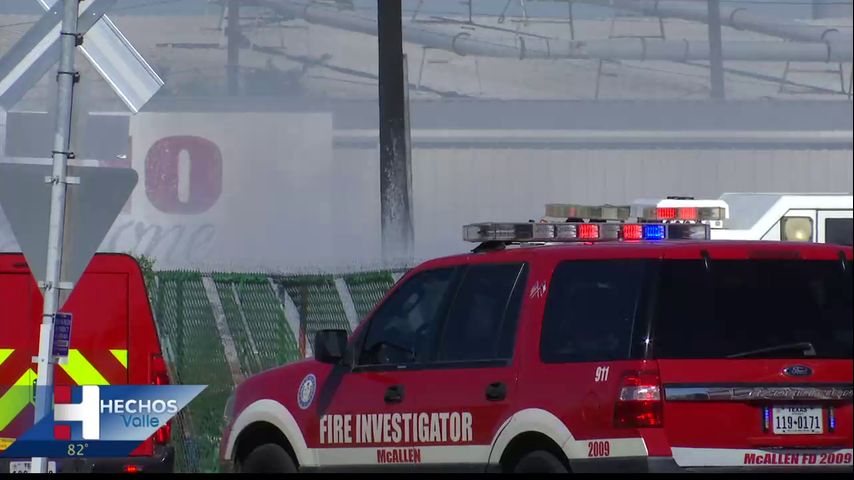 Incendio en un negocio de reciclaje en McAllen provoca el cierre de varias calles