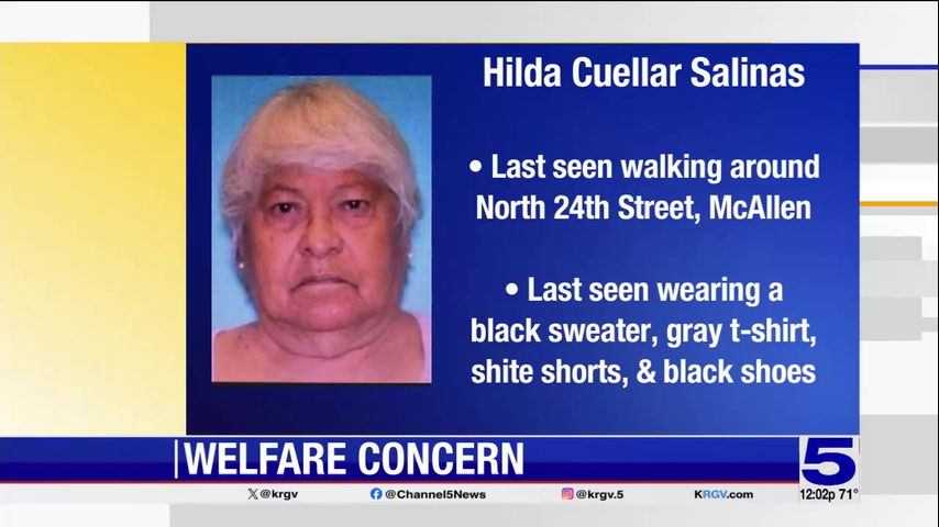 Silver Alert issued for missing McAllen woman