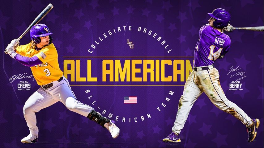 All-American honors continue to pour in for LSU's Crews, Berry