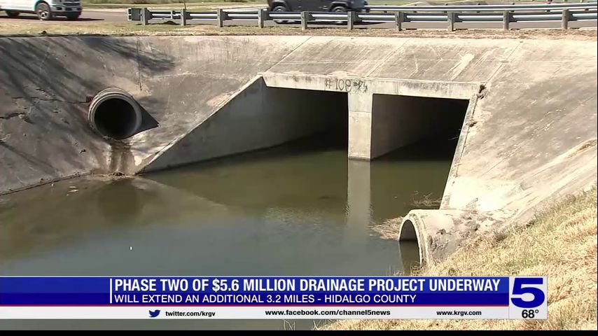 Phase 2 of $5.6 million drainage project underway in Hidalgo County