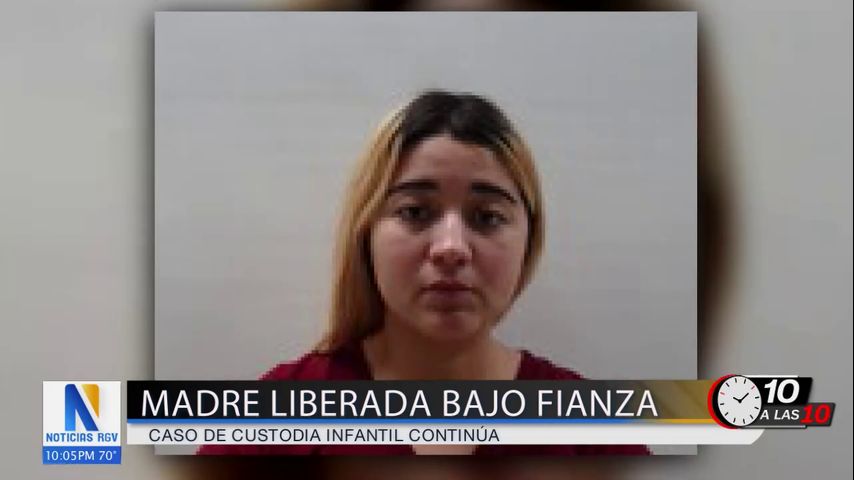 Madre es liberada bajo fianza mientras caso de custodia infantil continúa