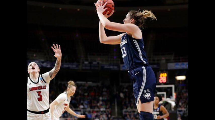 Samuelson leads UConn to 12th straight Final Four