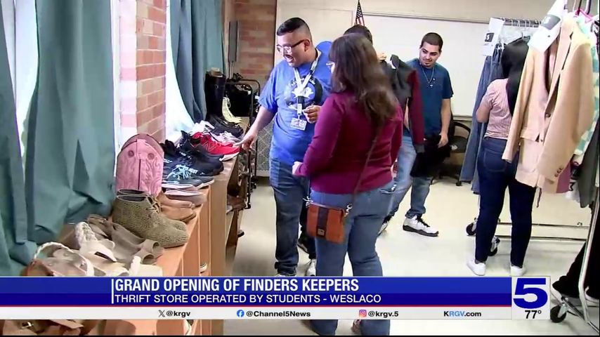 Thrift store operated by Weslaco ISD students opens