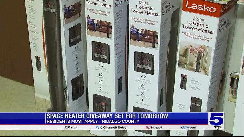 Hidalgo County offering free space heaters ahead of next week's cold front