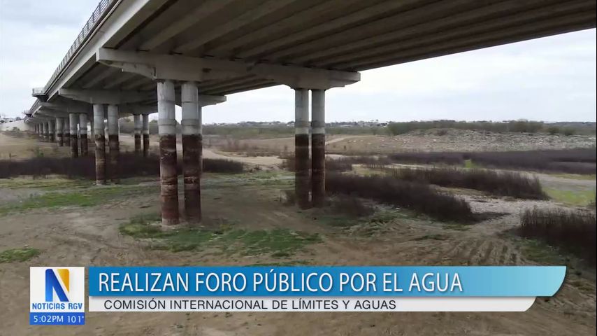 Comisión Internacional de Límites y Aguas celebra un foro público por crisis de agua