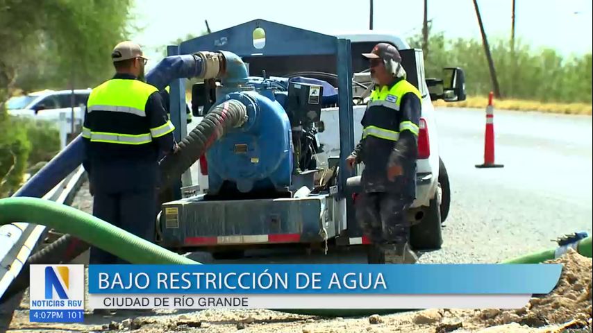 Reportan baja presión de agua en Río Grande City