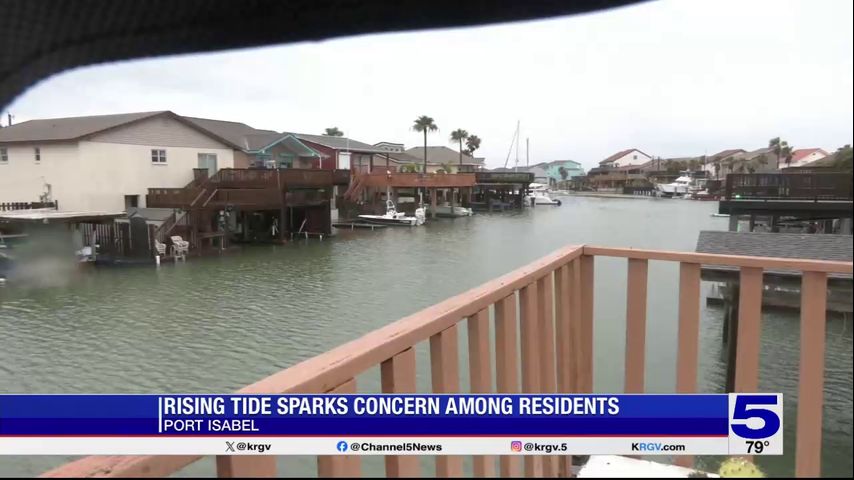 Port Isabel residents express concern over high tides amid tropical storm