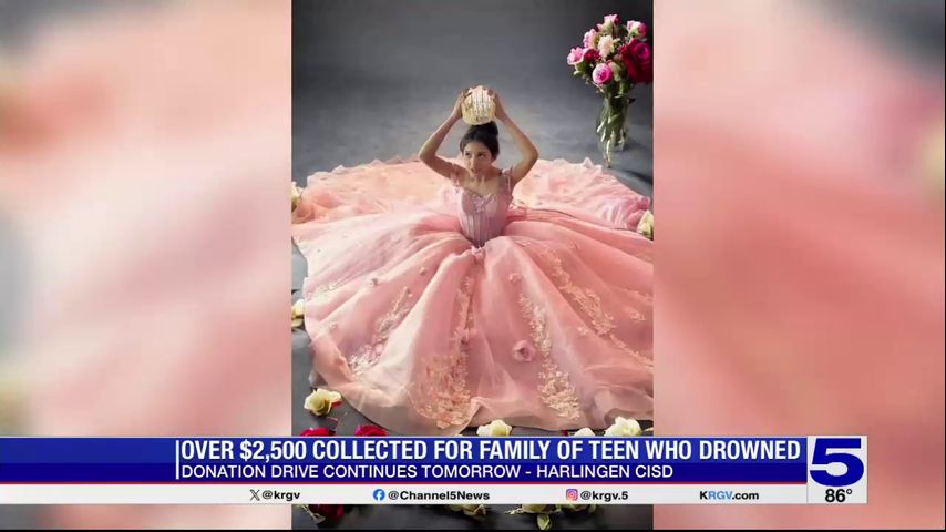 Donation drive continues for former Harlingen CISD student who drowned at SPI