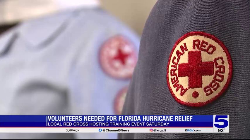 American Red Cross South Texas chapter seeking volunteers for hurricane recovery efforts in Florida