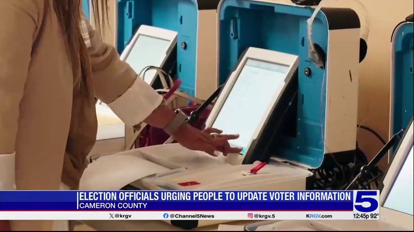 Valley elections officials urge voters to keep their information updated